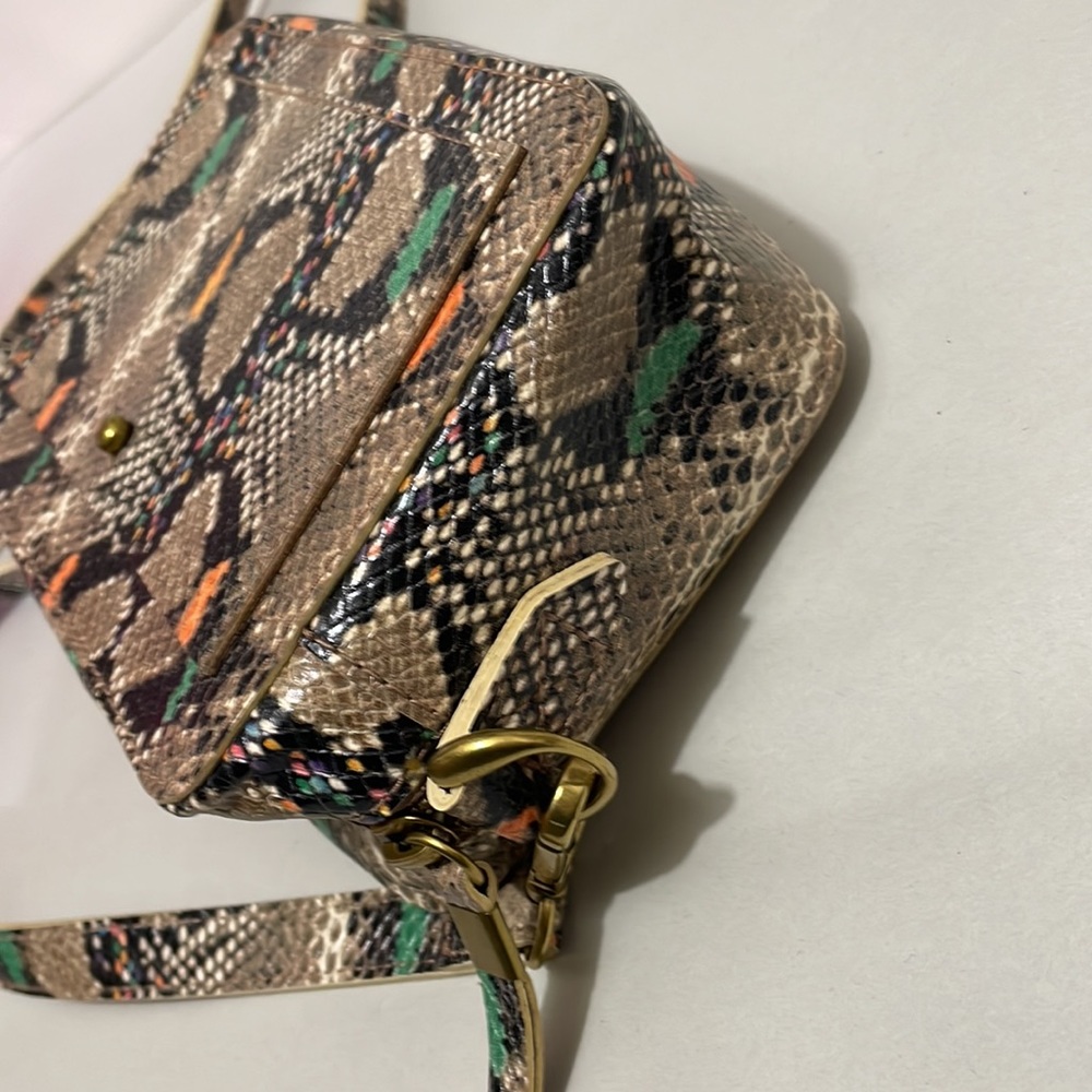 Madewell Multicolor Snake-Print Crossbody Bag - Picture 9 of 10